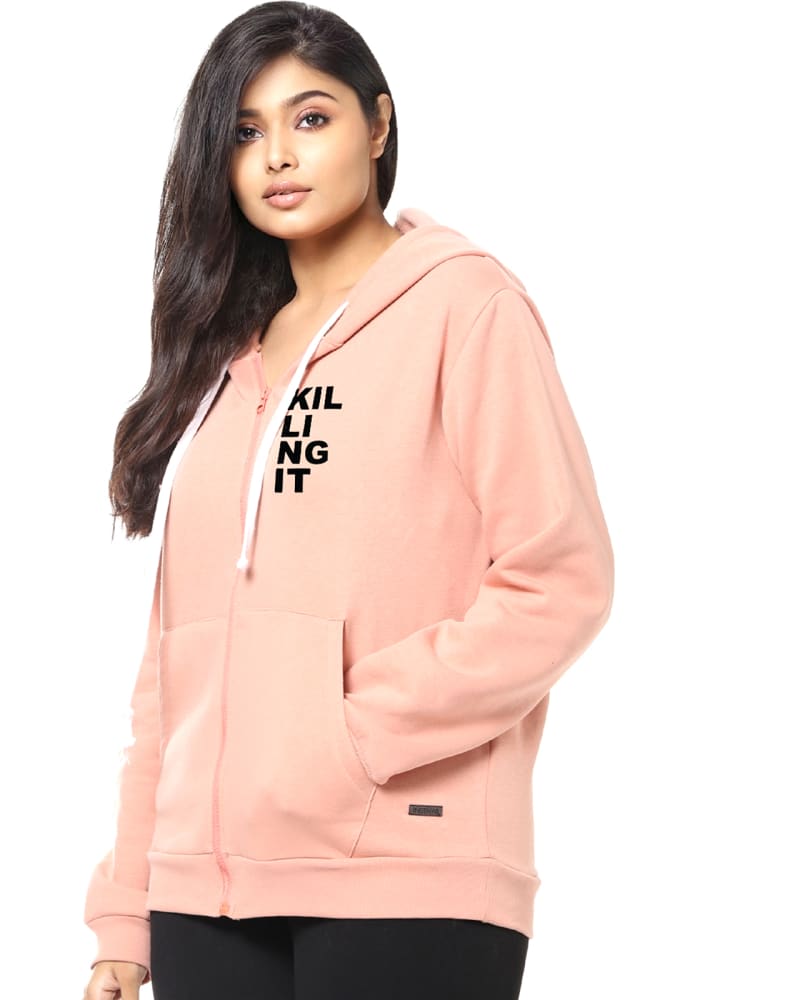 Womens peach sweatshirt sales